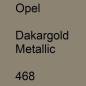 Preview: Opel, Dakargold Metallic, 468.